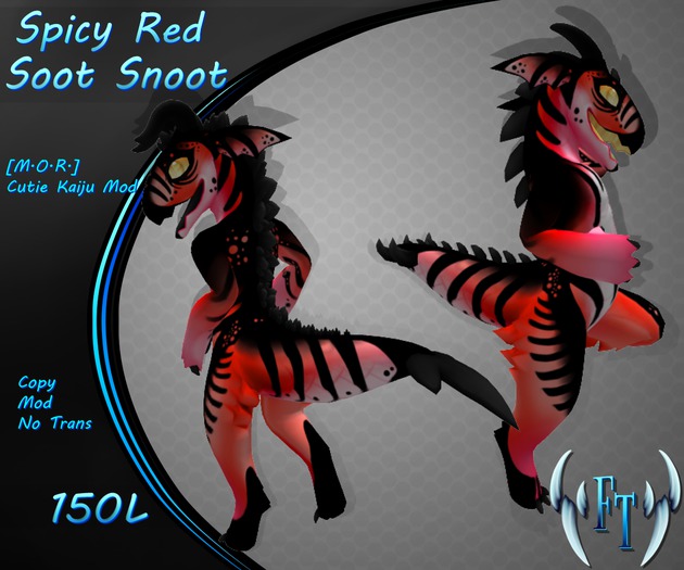 ^v~Frosted Teeth~v^ Soot Snoot - Spicy Red