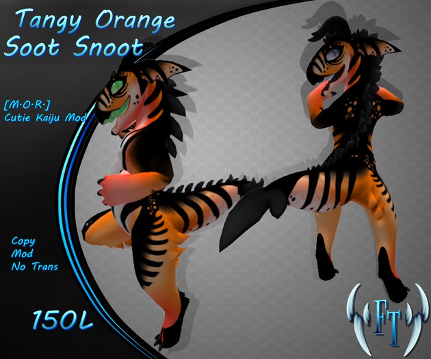 ^v~Frosted Teeth~v^ Soot Snoot - Tangy Orange