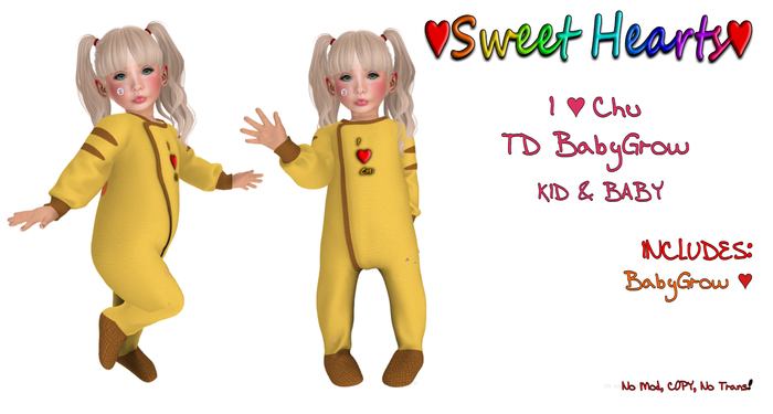 {SH} I <3 Chu BabyGrow TD K&B