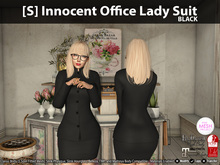 [S] Innocent Office Lady Suit Black