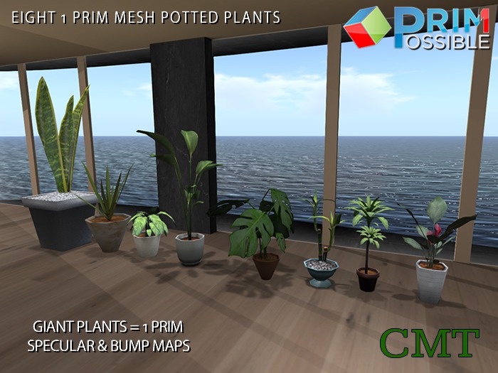 Mesh Potted Plant FullPermFatPack