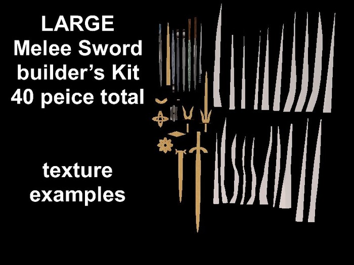 40 peice Melee Sword builder's kit