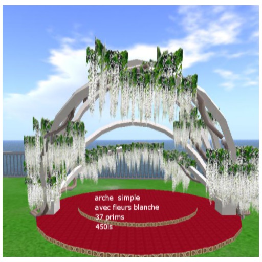 arche blanche simple  37 prims