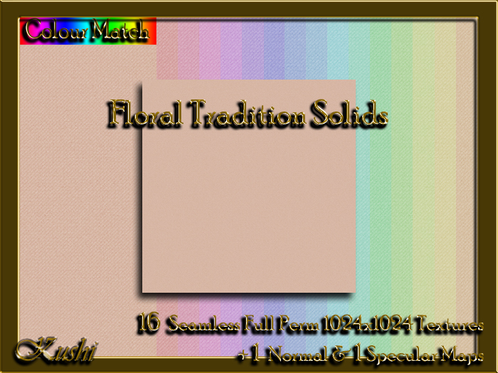 Floral Tradition Solids Textures