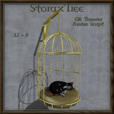 Feline Hanging Bed Black Tux Ai