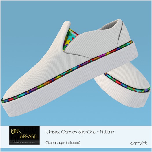KJIm: Canvas Slip-Ons - Autism