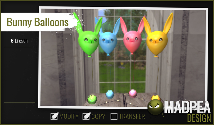 MadPea Bunny Balloons