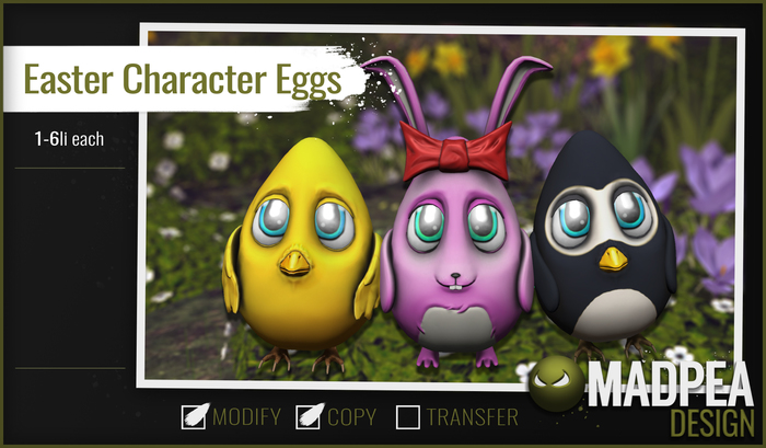 MadPea Easter Character Eggs (add me!)