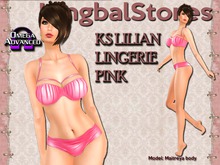 KS LILIAN LINGERIE PINK