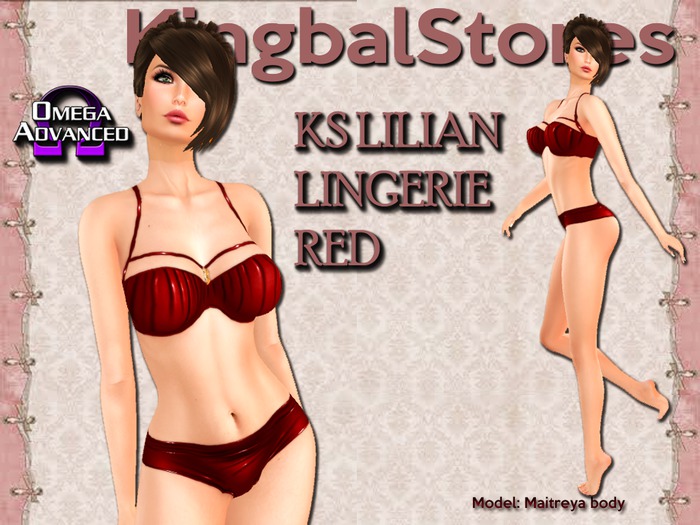 KS LILIAN LINGERIE RED