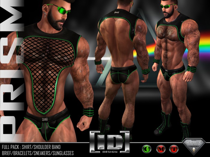[ ID ] PRISM Green Outfit for (NIRAMYTH) - AESTHETIC