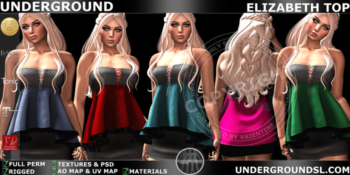 [UG MESH] ELIZABETH TOP MPD