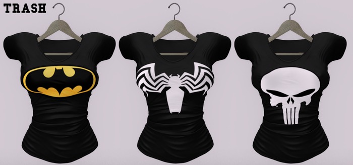 TRASH - "Superheroes" Shirt - Set 1