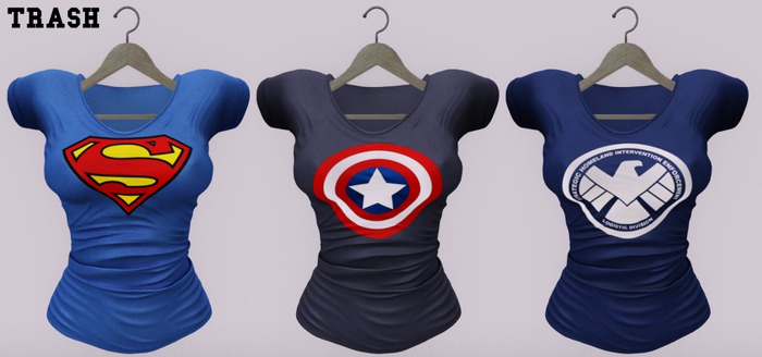 TRASH - "Superheroes" Shirt - Set 2