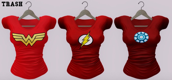 TRASH - "Superheroes" Shirt - Set 4