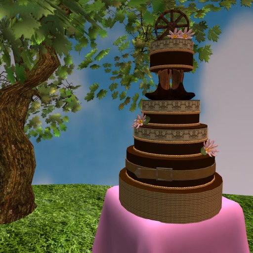Practically Magic Country Bumpkin' Wedding Cake
