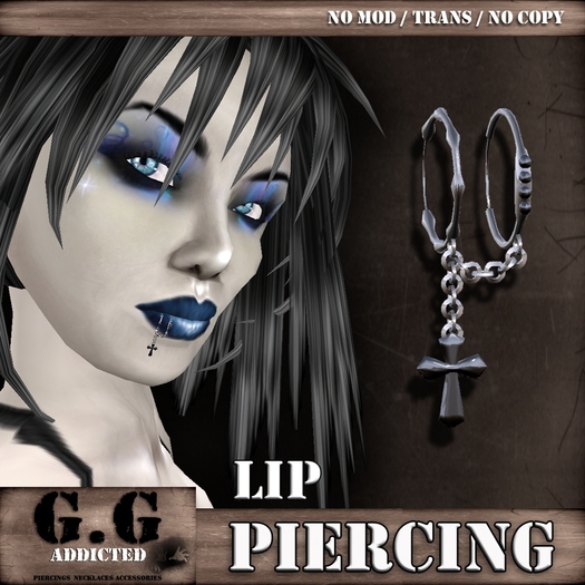 Piercing G.G Addicted L606 <Gothic Cross>