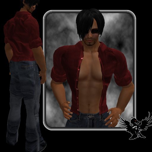 -ATD- open red shirt