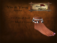 Anklet Yin & Yang - R