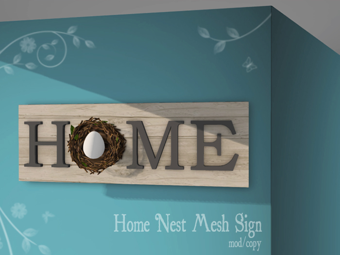 [Townies] Home Nest sign - STRONG LOD (tintable)