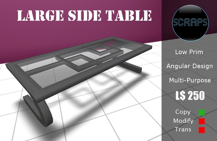 [[PROMO]] Scraps -  Large Side Table