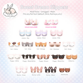 +Half-Deer+ Sweet Dream Slippers [Cat - Calico]