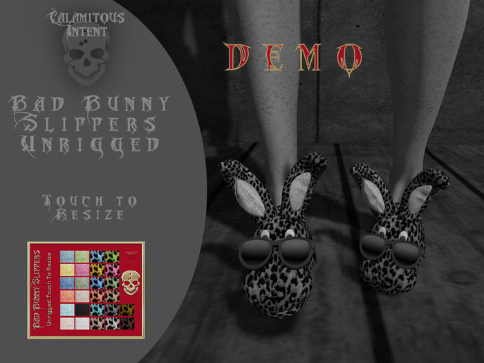 *CI*  Bad Bunny Slippers Unrigged DEMO(Add Me)