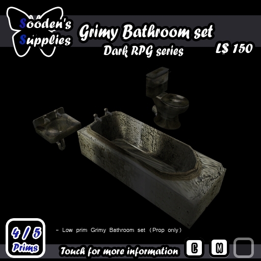 Grimy Bathroom set