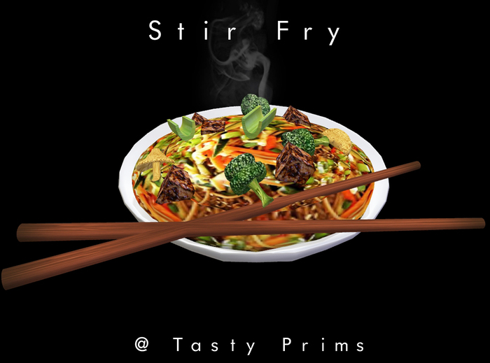 Chicken Stir Fry Entree w/ Sculpty Vegetables