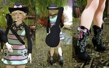 *katat0nik* (zom) Honeysuckle Fitmesh Boots