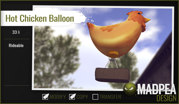 MadPea Hot Chicken Balloon