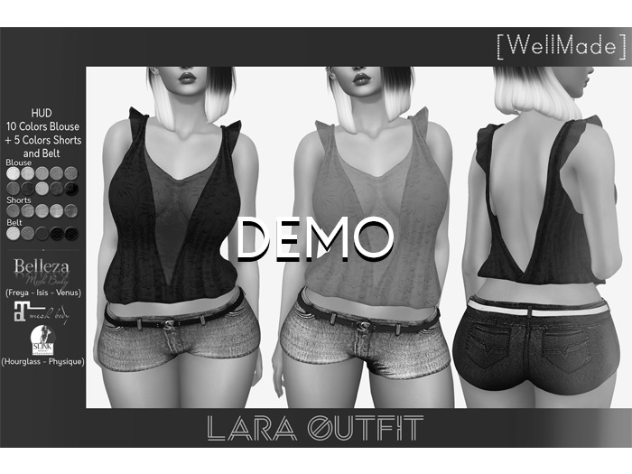 [WellMade] Lara Outfit DEMO