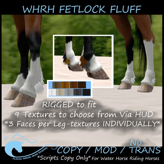 WH Riding Horse Fetlock Fluff