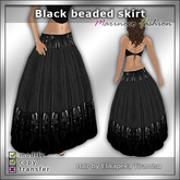 MF Bottom005f (Black beaded skirt)