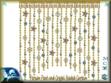 Persian Pearl and Crystal Beaded Curtain