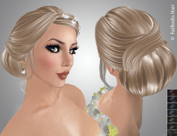 FaiRodis Miranda hair black1+ diamond decoration pack