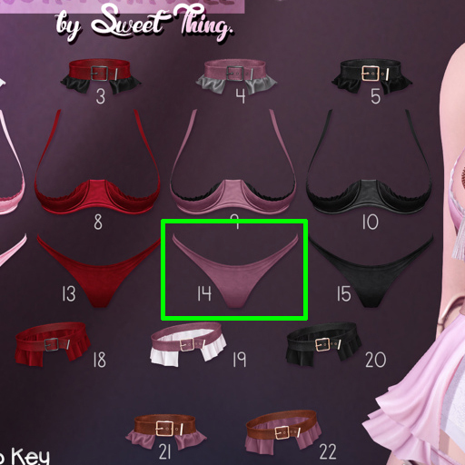 Sweet Thing. Clockwork Doll Panties - Wine (box)