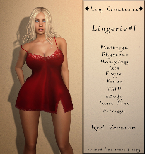 ::LiES:: Lingerie #1 Red