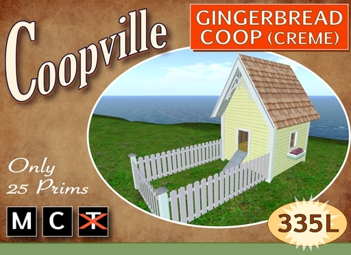 Tiny Gingerbread Chicken Coop