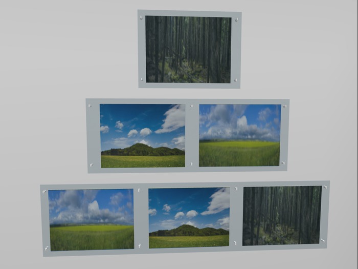 Glass picture frame multi pack