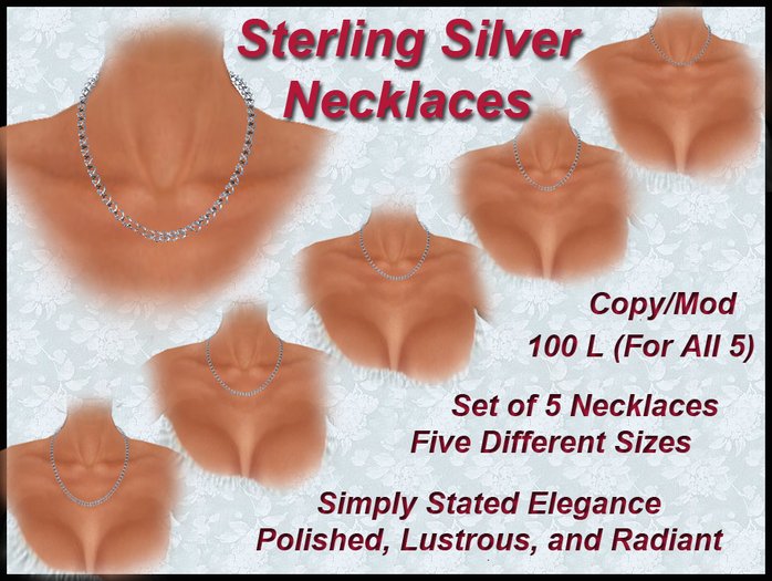Chimera's Sterling Silver Necklaces - ON SALE