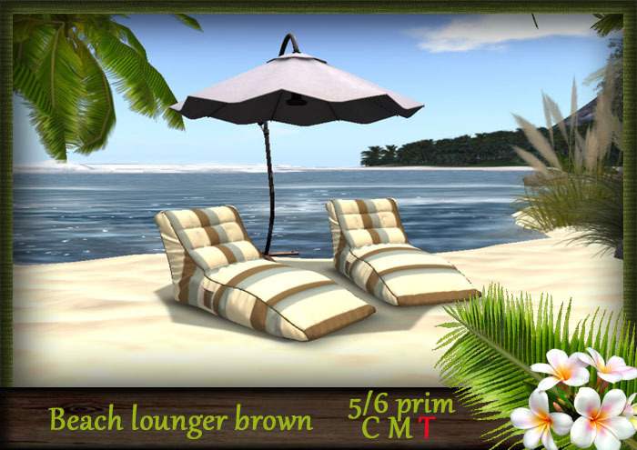 Beach Lounger brown