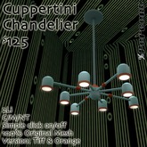 %Cuppertini Chandelier (tiff & orange) *MESH* Delivery Box