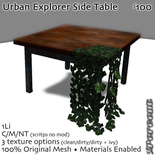 %UE Office Side Table *MESH* Delivery Box