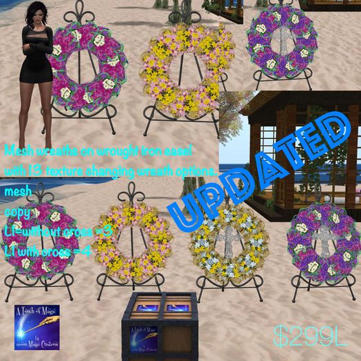 Updated Mesh Texture changing wreaths (crate)