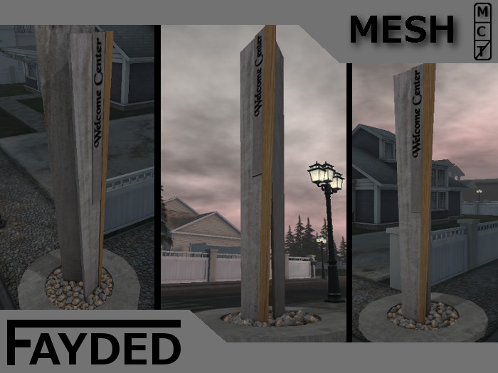 FAYDED - Obelisk Sign