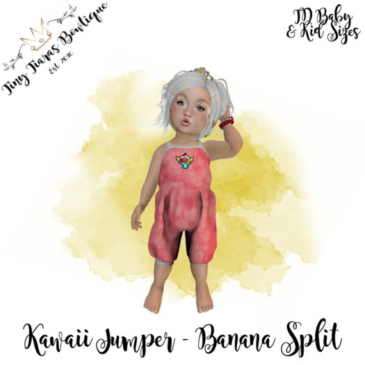 Tiny Tiaras Bowtique - Kawaii Jumper / Banana Split