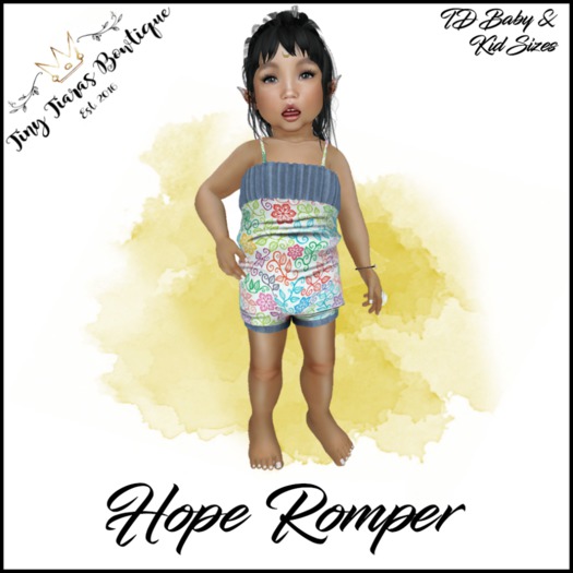 Tiny Tiaras Bowtique - Hope Romper
