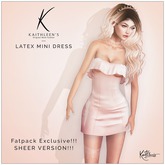 Kaithleen's Latex Mini Dress - Fatpack