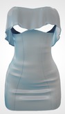 Kaithleen's Latex Mini Dress - Blue